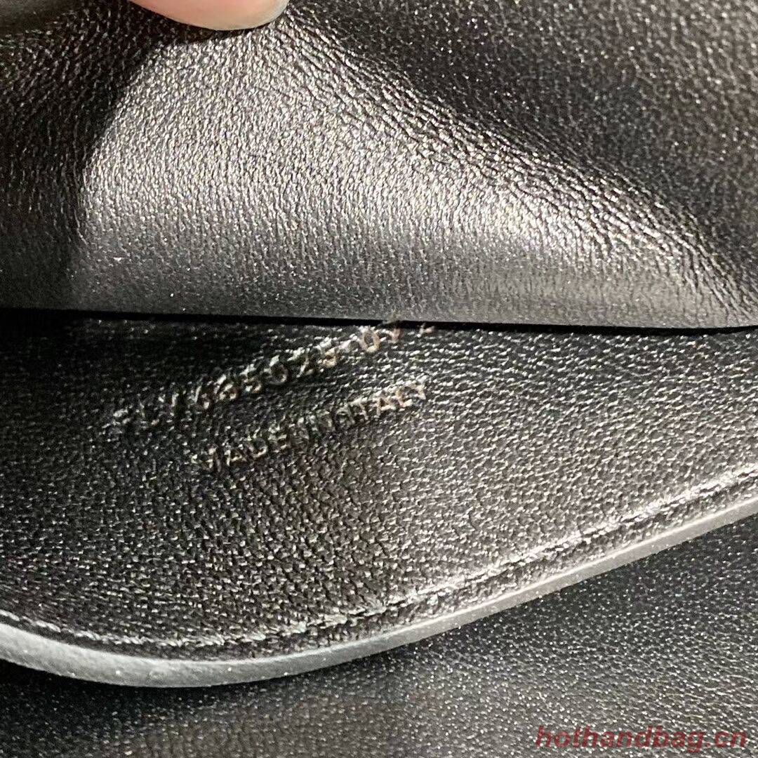 Yves Saint Laurent IN SUEDE AND SMOOTH LEATHER Y535025E Black Yves Saint Laurent IN SUEDE AND SMOOTH LEATHER Y535025E Black