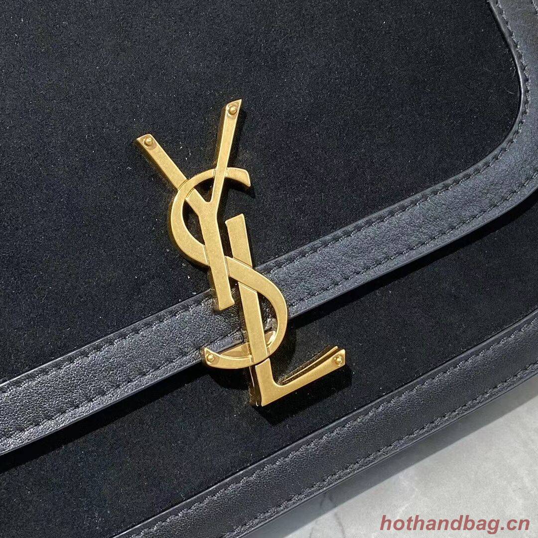 Yves Saint Laurent IN SUEDE AND SMOOTH LEATHER Y535025E Black Yves Saint Laurent IN SUEDE AND SMOOTH LEATHER Y535025E Black