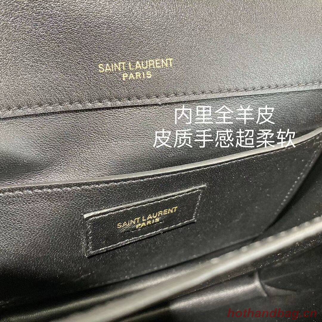 Yves Saint Laurent IN SUEDE AND SMOOTH LEATHER Y535025E Black Yves Saint Laurent IN SUEDE AND SMOOTH LEATHER Y535025E Black