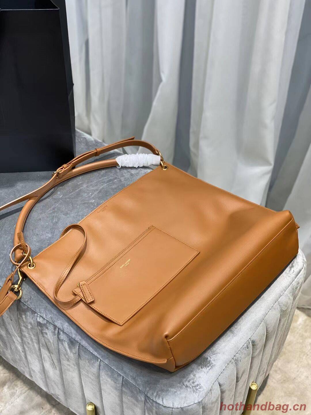 Yves Saint Laurent Calfskin Leather Shoulder Bag Y635266 brown Yves Saint Laurent Calfskin Leather Shoulder Bag Y635266 brown