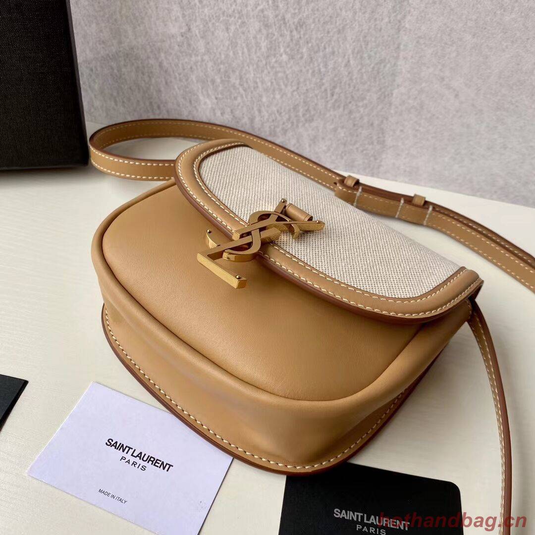 Yves Saint Laurent IN CANVAS AND LEATHER Y650123H Apricot Yves Saint Laurent IN CANVAS AND LEATHER Y650123H Apricot