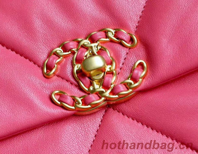 Chanel 19 flap bag AS1161 Coral