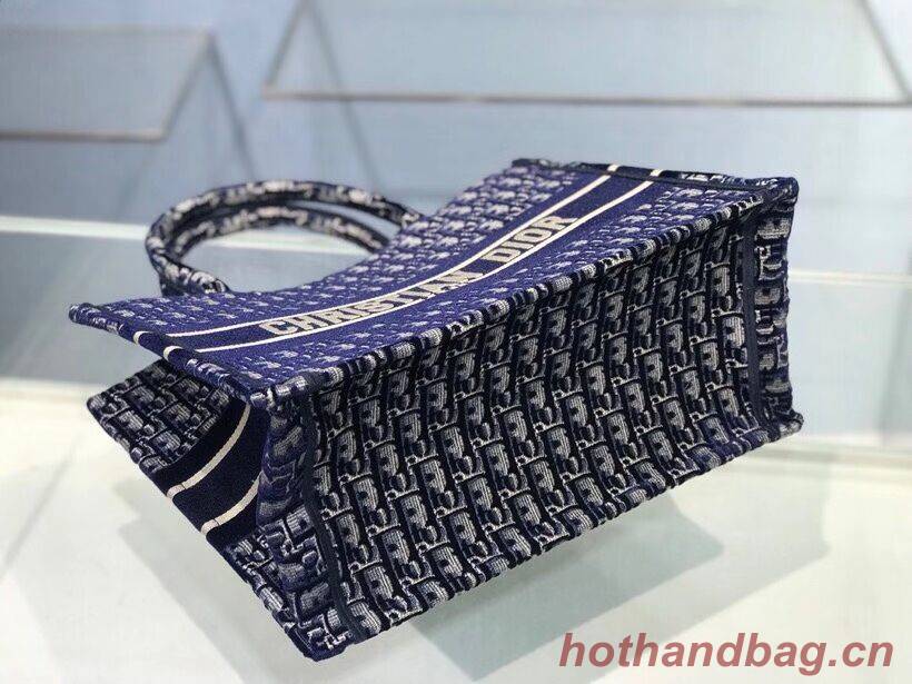 SMALL DIOR BOOK TOTE blue Dior Oblique Embroidered Velvet M1287Z SMALL DIOR BOOK TOTE blue Dior Oblique Embroidered Velvet M1287Z