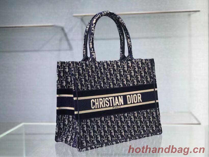 SMALL DIOR BOOK TOTE blue Dior Oblique Embroidered Velvet M1287Z SMALL DIOR BOOK TOTE blue Dior Oblique Embroidered Velvet M1287Z