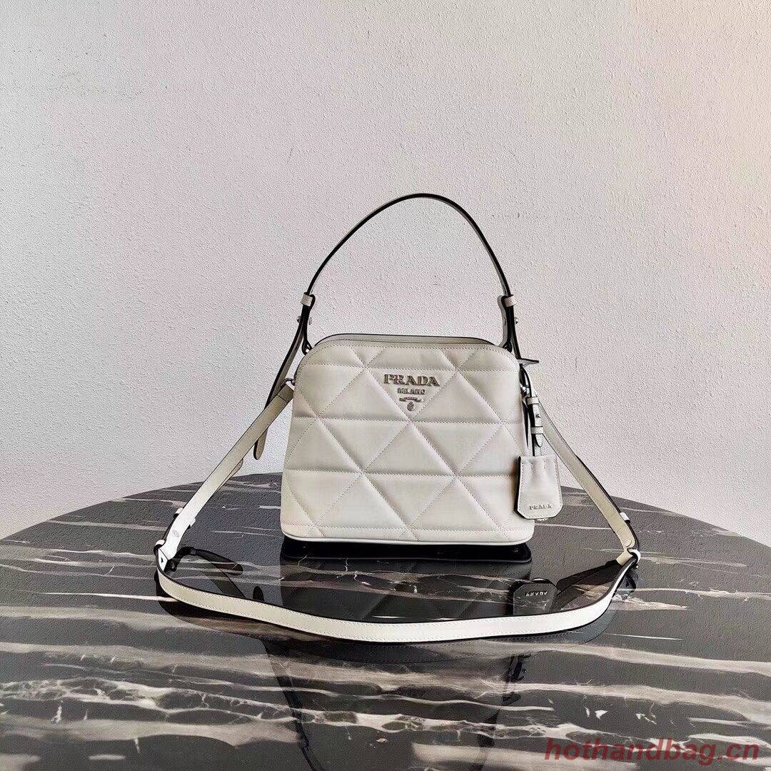 Prada Spectrum small leather bag 1BA311 white Prada Spectrum small leather bag 1BA311 white
