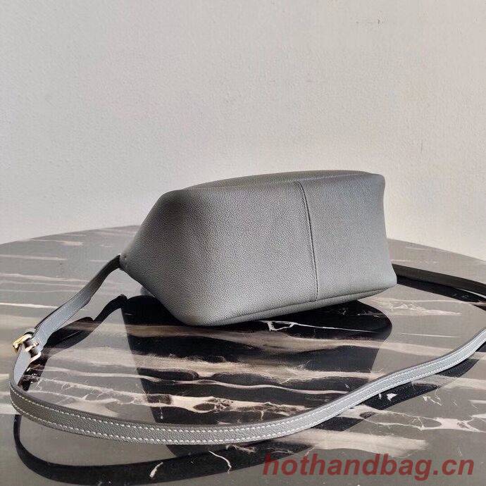 Prada Deer skin bag tote 1BC145 grey Prada Deer skin bag tote 1BC145 grey