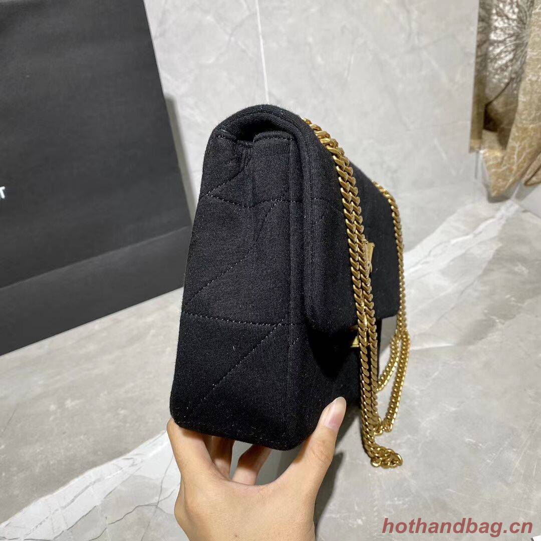 Yves Saint Laurent IN CANVAS AND LEATHER Y434820 black Yves Saint Laurent IN CANVAS AND LEATHER Y434820 black