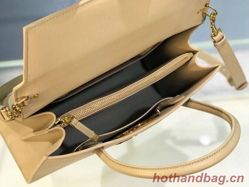 DIOR LARGE ST HONORE TOTE Grained Calfskin M9306UBAE apricot DIOR LARGE ST HONORE TOTE Grained Calfskin M9306UBAE apricot