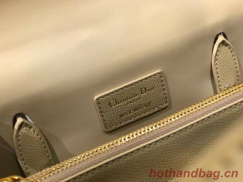 DIOR LARGE ST HONORE TOTE Grained Calfskin M9306UBAE apricot DIOR LARGE ST HONORE TOTE Grained Calfskin M9306UBAE apricot