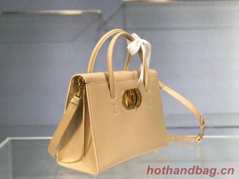 DIOR LARGE ST HONORE TOTE Grained Calfskin M9306UBAE apricot DIOR LARGE ST HONORE TOTE Grained Calfskin M9306UBAE apricot