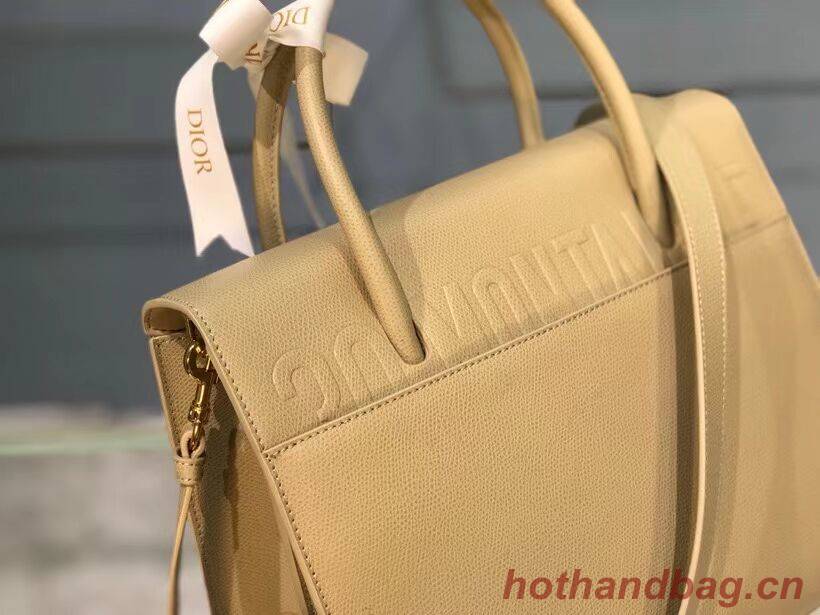 DIOR LARGE ST HONORE TOTE Grained Calfskin M9306UBAE apricot DIOR LARGE ST HONORE TOTE Grained Calfskin M9306UBAE apricot