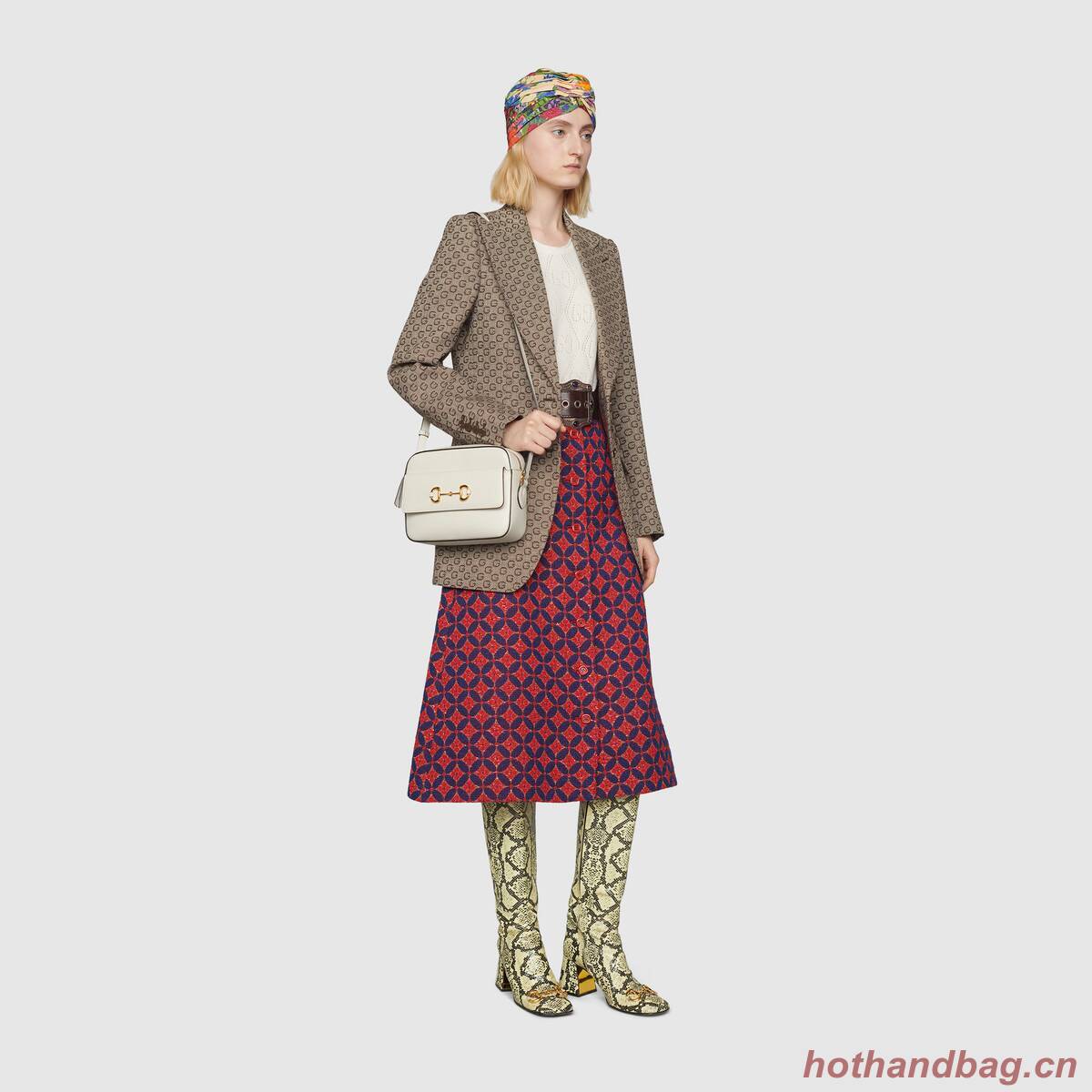 Gucci Horsebit 1955 small shoulder bag 645454 White Gucci Horsebit 1955 small shoulder bag 645454 White