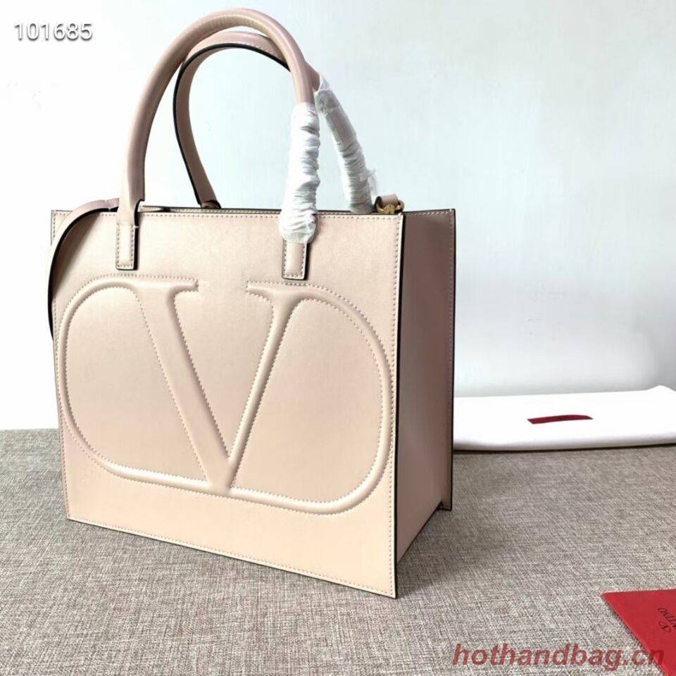 VALENTINO Origianl leather tote V2021 light pink