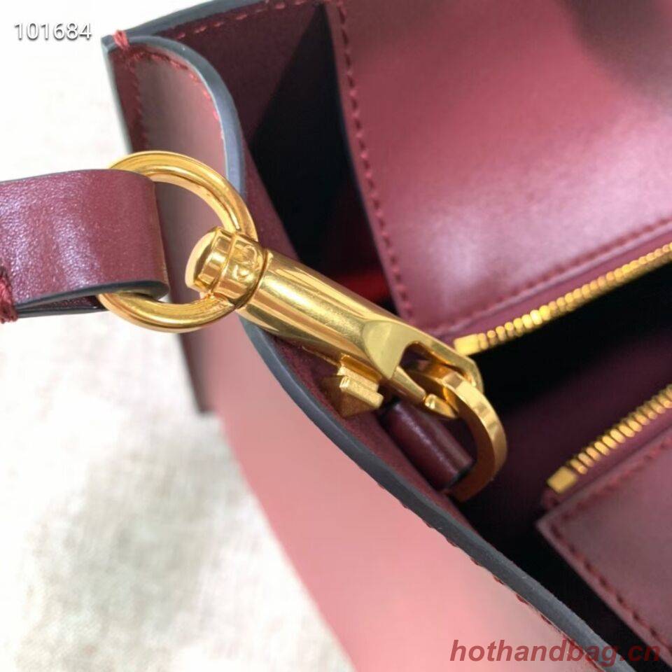 VALENTINO Origianl leather tote V2021 oxblood red VALENTINO Origianl leather tote V2021 oxblood red