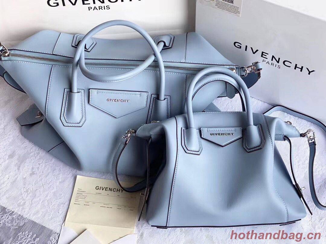 GIVENCHY Original Leather Shoulder Bag 63188 sky Blue GIVENCHY Original Leather Shoulder Bag 63188 sky Blue