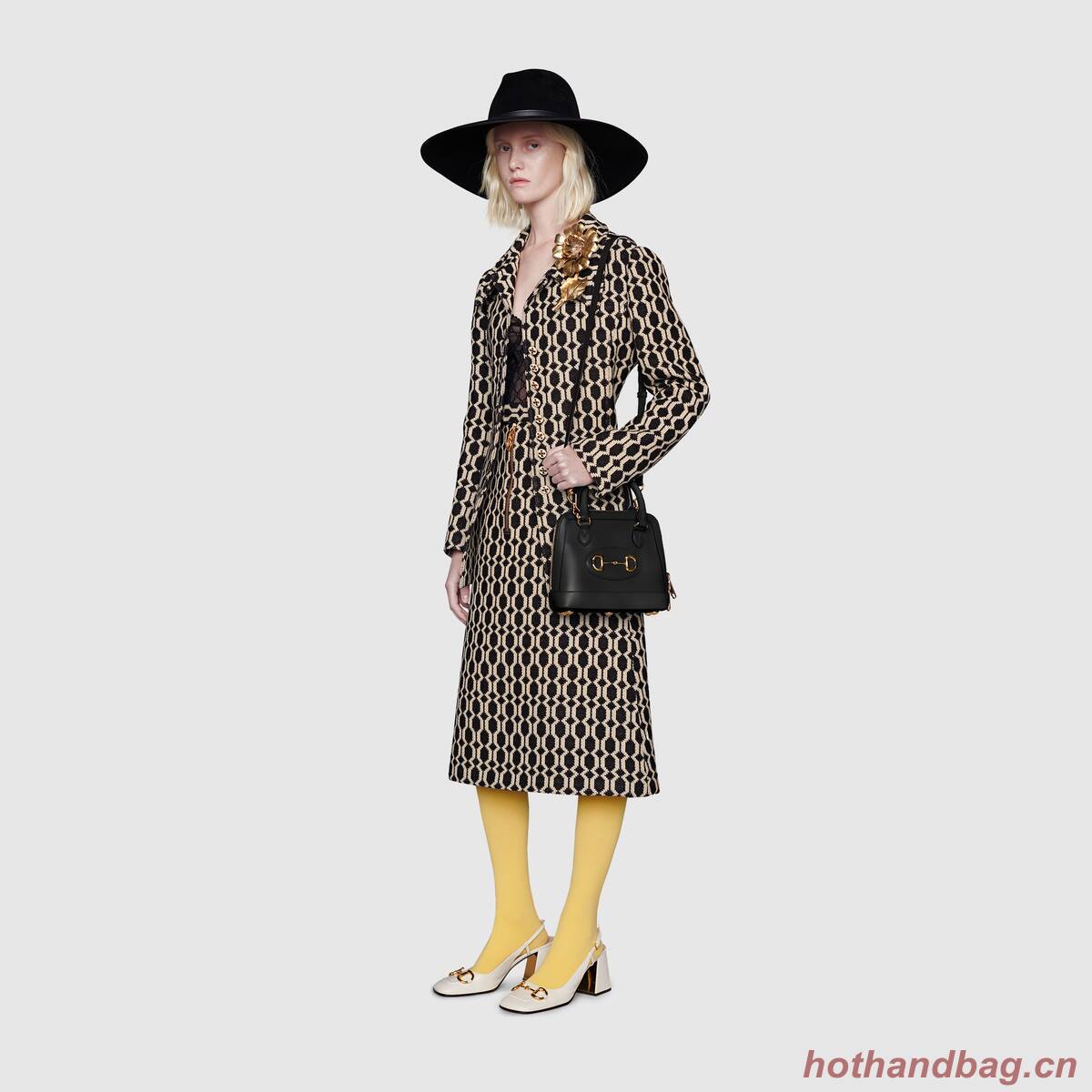 Gucci Horsebit 1955 mini top handle bag 640716 black Gucci Horsebit 1955 mini top handle bag 640716 black