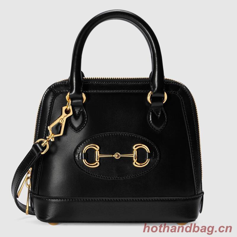 Gucci Horsebit 1955 mini top handle bag 640716 black Gucci Horsebit 1955 mini top handle bag 640716 black
