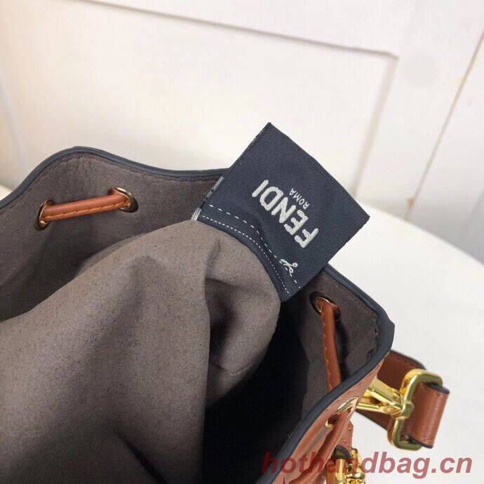 FENDI MON TRESOR Brown leather mini-bag 8BS010 FENDI MON TRESOR Brown leather mini-bag 8BS010