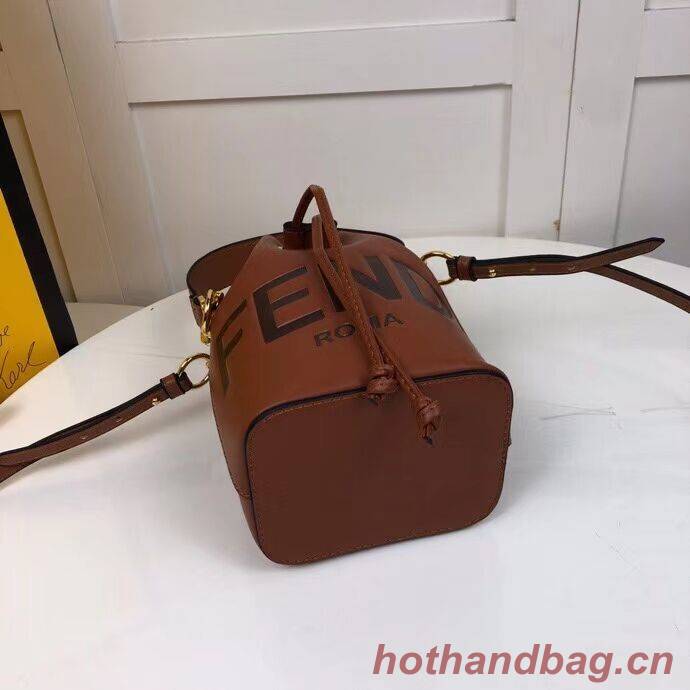 FENDI MON TRESOR Brown leather mini-bag 8BS010 FENDI MON TRESOR Brown leather mini-bag 8BS010