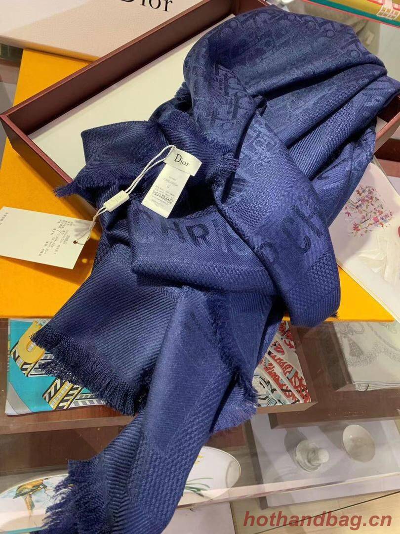 DIOR OBLIQUE STOLE IN WOOL AND CASHMERE C3488 DIOR OBLIQUE STOLE IN WOOL AND CASHMERE C3488