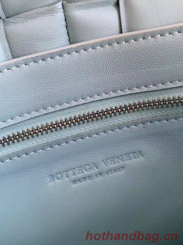 Bottega Veneta PADDED CASSETTE BAG suede 591970 Light Blue Bottega Veneta PADDED CASSETTE BAG suede 591970 Light Blue