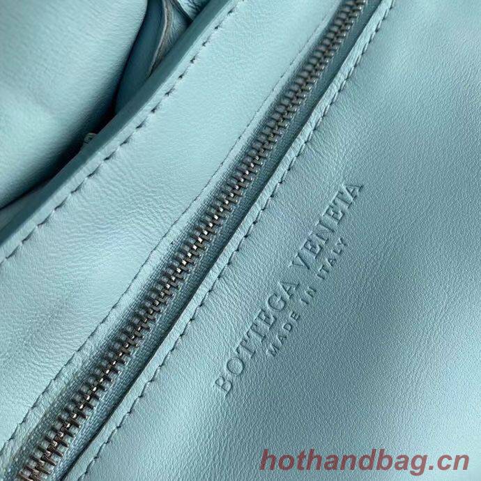 Bottega Veneta PADDED CASSETTE BAG suede 591970 Light Blue Bottega Veneta PADDED CASSETTE BAG suede 591970 Light Blue