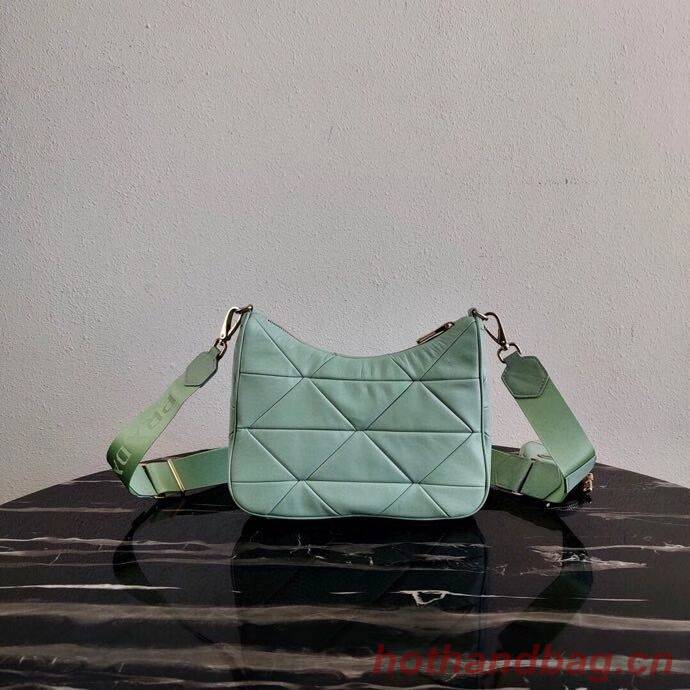 Prada Gaufre nappa leather shoulder bag 1BC151A light green