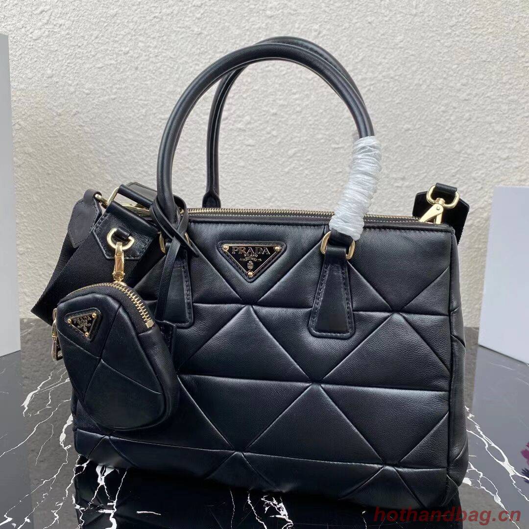 Prada Nappa Leather Prada Spectrum Tote 1BG863 black Prada Nappa Leather Prada Spectrum Tote 1BG863 black