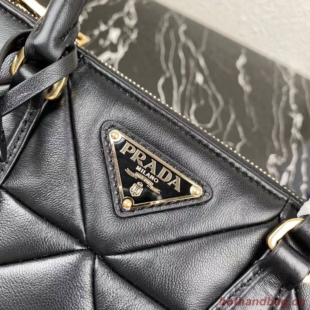 Prada Nappa Leather Prada Spectrum Tote 1BG863 black Prada Nappa Leather Prada Spectrum Tote 1BG863 black