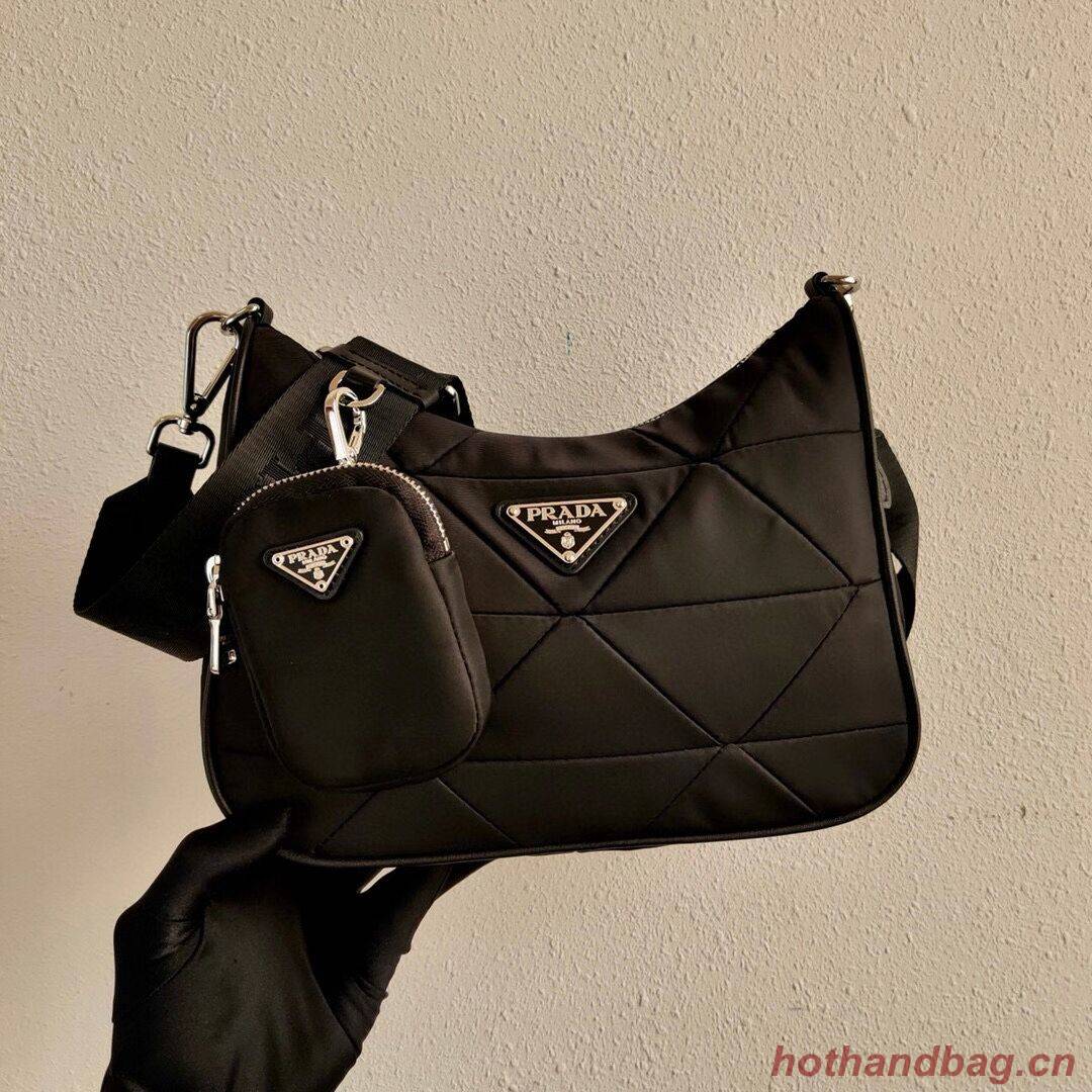 Prada Re-Edition nylon shoulder bag 1BC151A black Prada Re-Edition nylon shoulder bag 1BC151A black