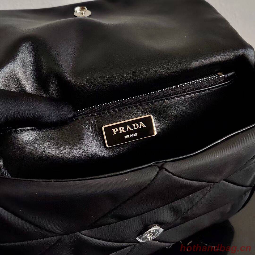 Prada Re-Edition nylon shoulder bag 1BD292A black Prada Re-Edition nylon shoulder bag 1BD292A black