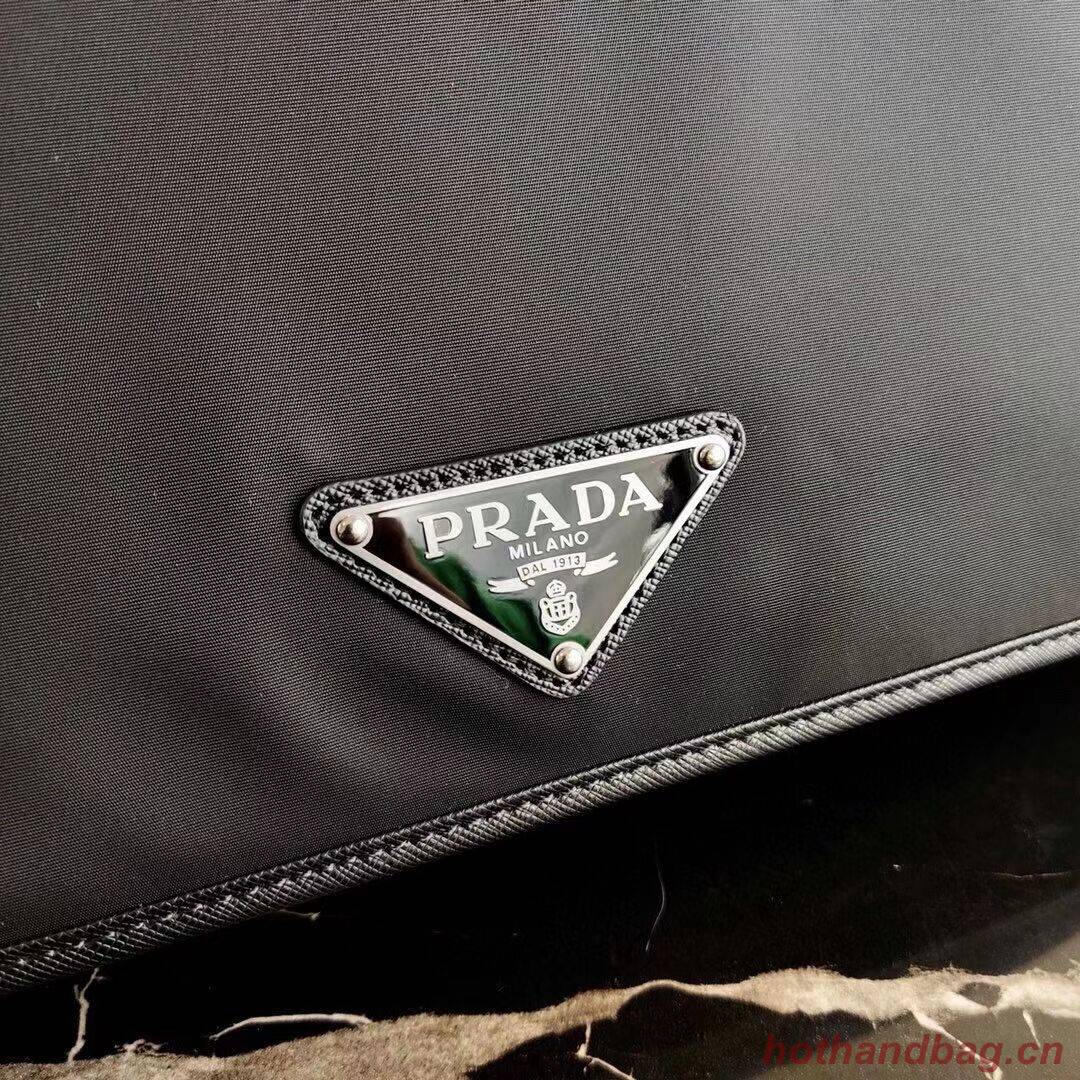 Prada Re-Nylon and Saffiano leather shoulder bag 2VD039 black Prada Re-Nylon and Saffiano leather shoulder bag 2VD039 black