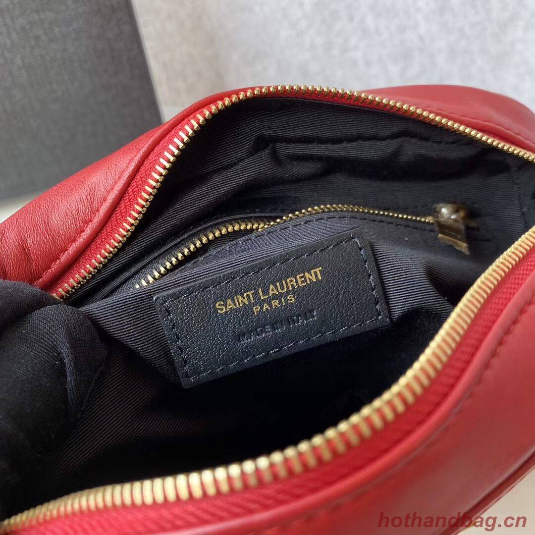 SAINT LAURENT VICTOIRE CAMERA BAG IN QUILTED LAMBSKIN 6489901 red SAINT LAURENT VICTOIRE CAMERA BAG IN QUILTED LAMBSKIN 6489901 red