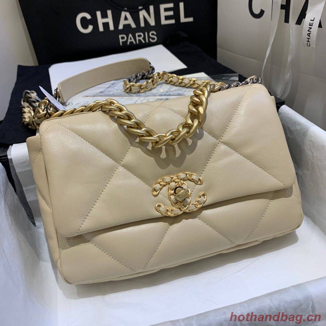 Chanel 19 flap bag AS1160 AS1161 AS1162 Nude Chanel 19 flap bag AS1160 AS1161 AS1162 Nude