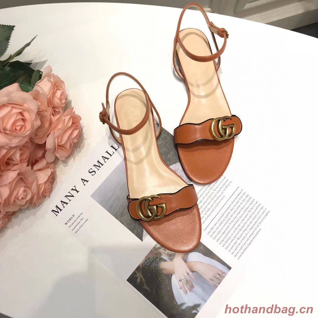 Gucci Sandals Shoes 1CM 7CM 10CM Heels GG6326 Brown Gucci Sandals Shoes 1CM 7CM 10CM Heels GG6326 Brown
