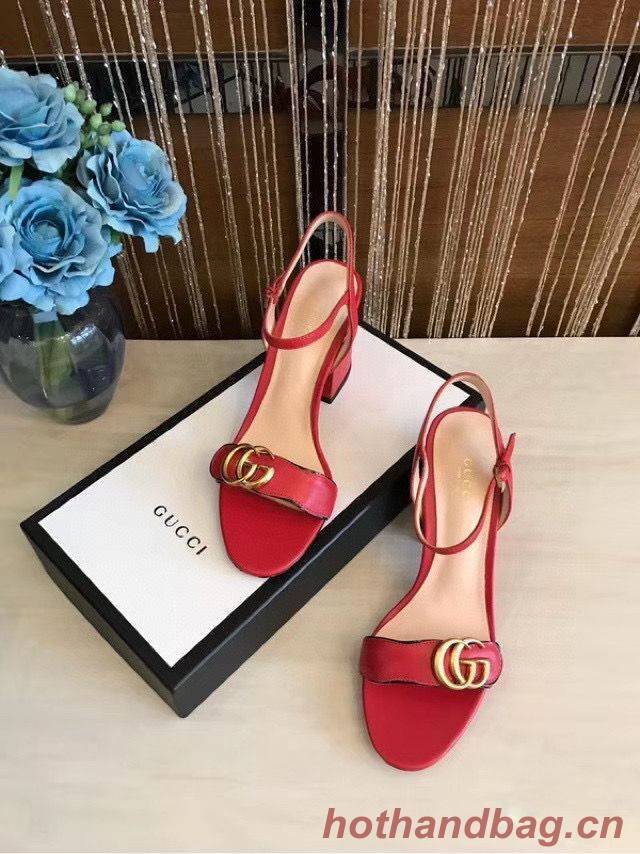 Gucci Sandals Shoes 1CM 7CM 10CM Heels GG6326 Red Gucci Sandals Shoes 1CM 7CM 10CM Heels GG6326 Red