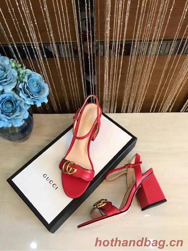 Gucci Sandals Shoes 1CM 7CM 10CM Heels GG6326 Red Gucci Sandals Shoes 1CM 7CM 10CM Heels GG6326 Red