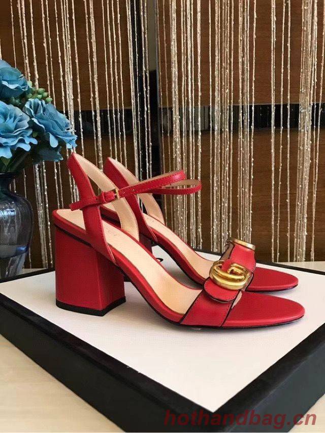 Gucci Sandals Shoes 1CM 7CM 10CM Heels GG6326 Red Gucci Sandals Shoes 1CM 7CM 10CM Heels GG6326 Red