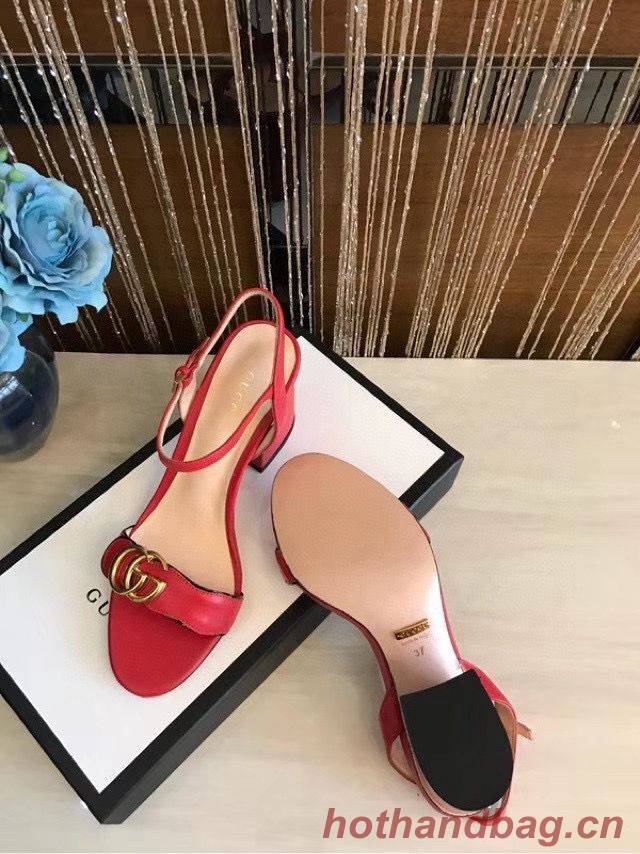 Gucci Sandals Shoes 1CM 7CM 10CM Heels GG6326 Red Gucci Sandals Shoes 1CM 7CM 10CM Heels GG6326 Red