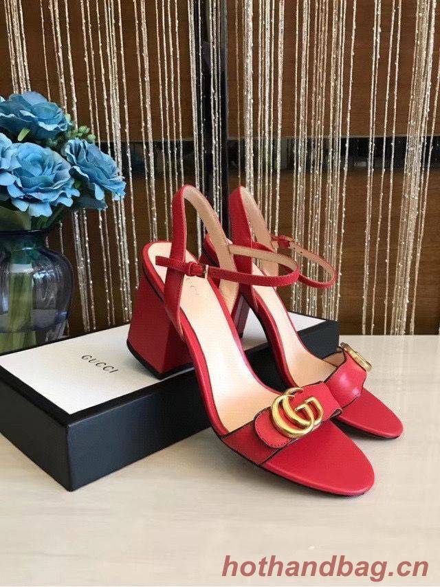 Gucci Sandals Shoes 1CM 7CM 10CM Heels GG6326 Red Gucci Sandals Shoes 1CM 7CM 10CM Heels GG6326 Red