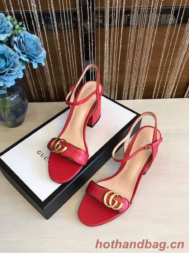 Gucci Sandals Shoes 1CM 7CM 10CM Heels GG6326 Red Gucci Sandals Shoes 1CM 7CM 10CM Heels GG6326 Red