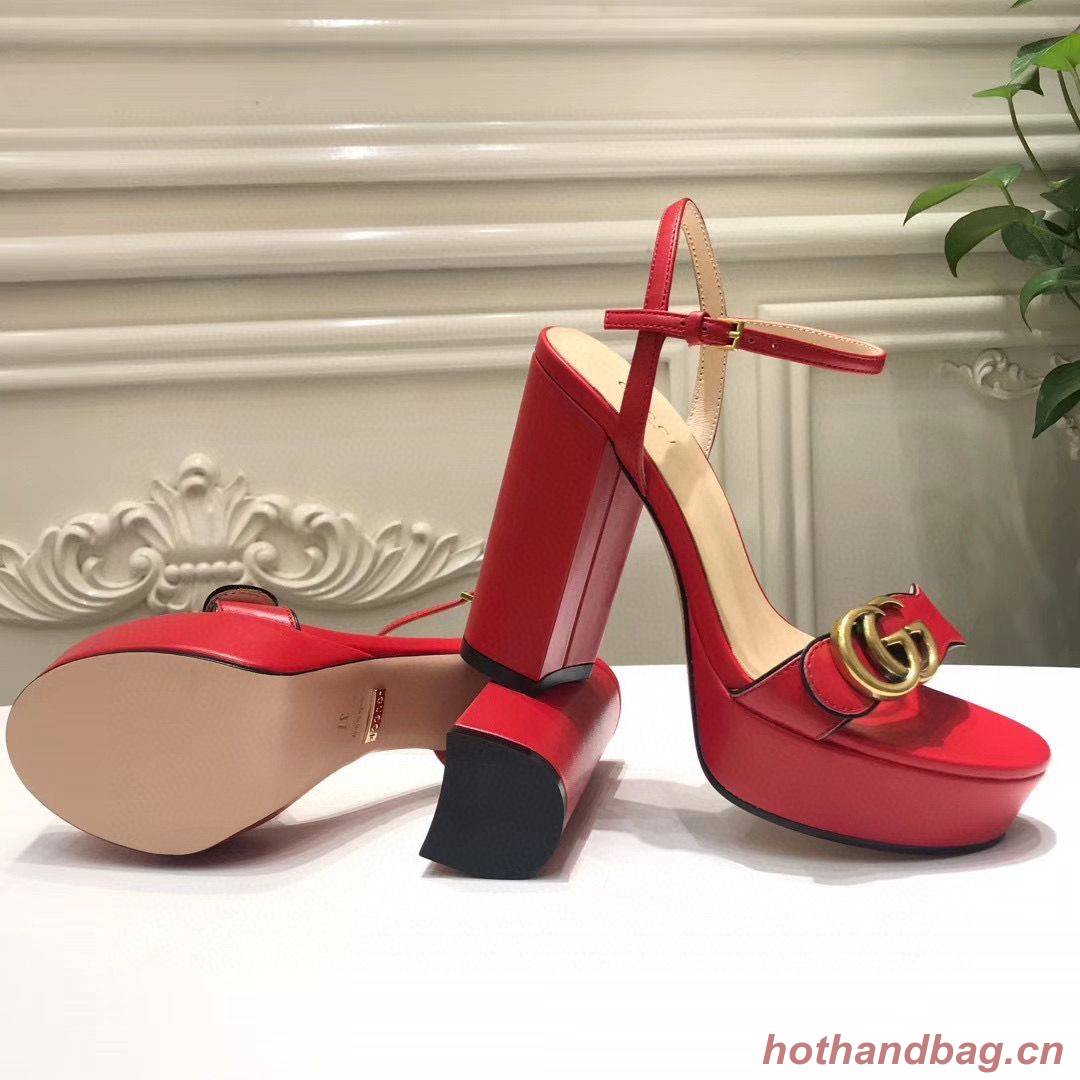 Gucci Sandals Shoes 1CM 7CM 10CM Heels GG6326 Red Gucci Sandals Shoes 1CM 7CM 10CM Heels GG6326 Red