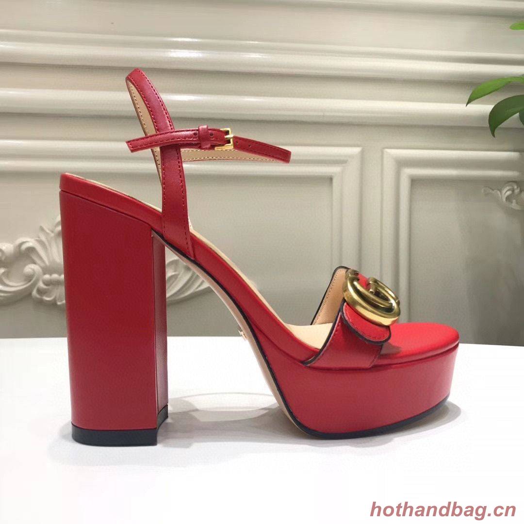 Gucci Sandals Shoes 1CM 7CM 10CM Heels GG6326 Red Gucci Sandals Shoes 1CM 7CM 10CM Heels GG6326 Red