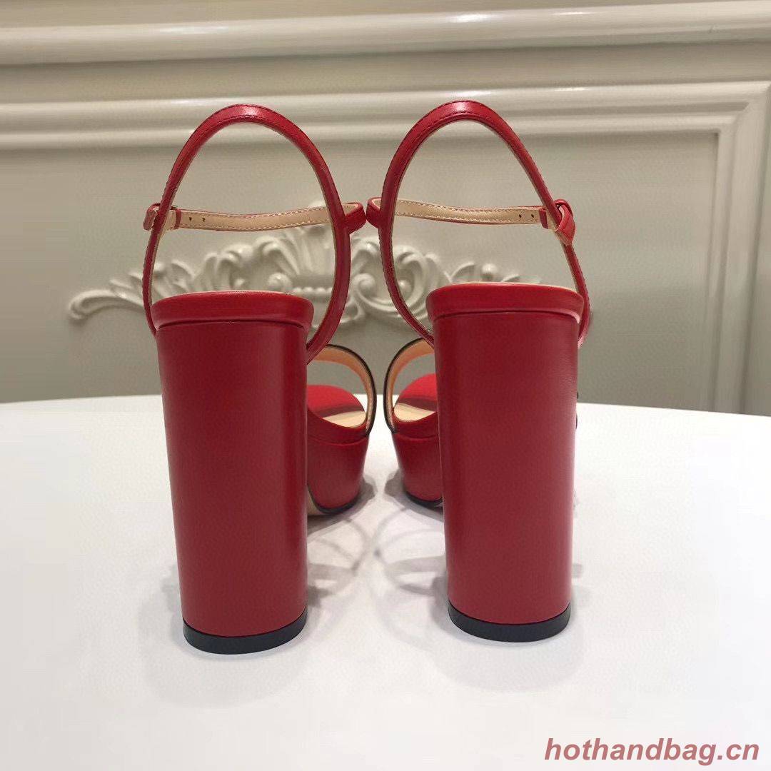 Gucci Sandals Shoes 1CM 7CM 10CM Heels GG6326 Red Gucci Sandals Shoes 1CM 7CM 10CM Heels GG6326 Red