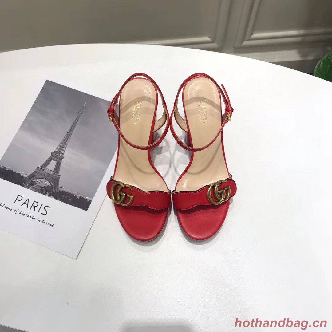 Gucci Sandals Shoes 1CM 7CM 10CM Heels GG6326 Red Gucci Sandals Shoes 1CM 7CM 10CM Heels GG6326 Red