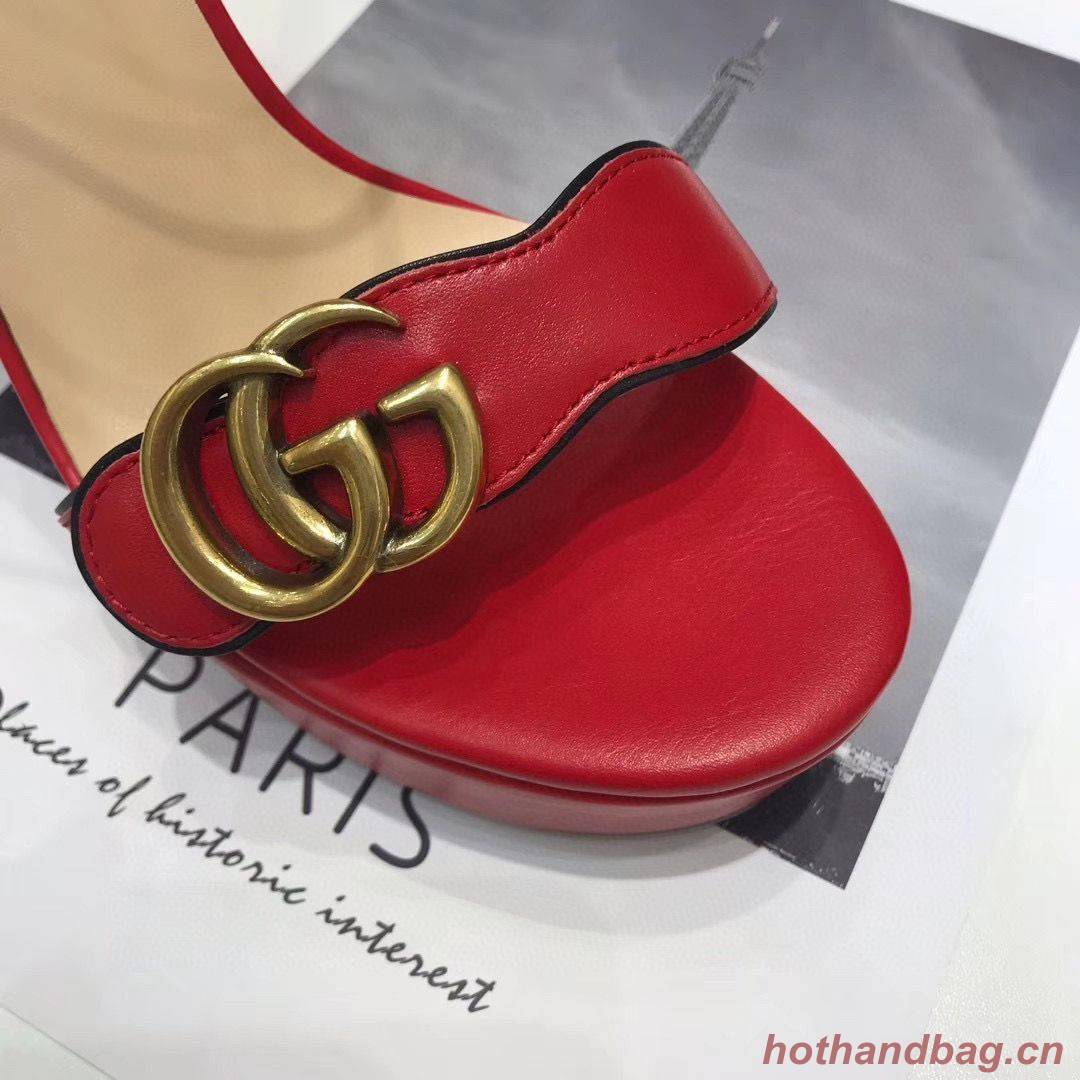 Gucci Sandals Shoes 1CM 7CM 10CM Heels GG6326 Red Gucci Sandals Shoes 1CM 7CM 10CM Heels GG6326 Red