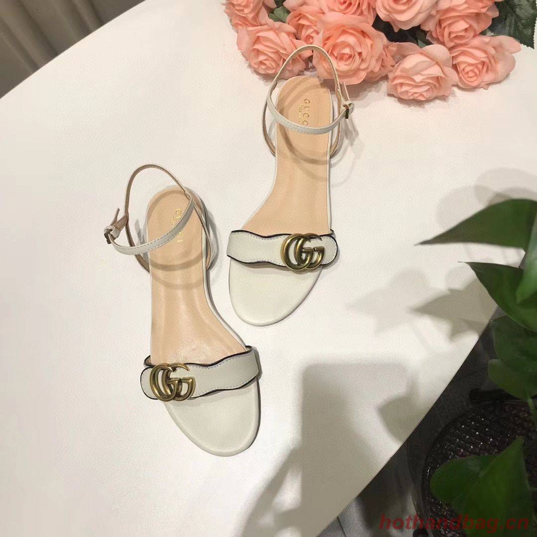 Gucci Sandals Shoes 1CM 7CM 10CM Heels GG6326 White Gucci Sandals Shoes 1CM 7CM 10CM Heels GG6326 White