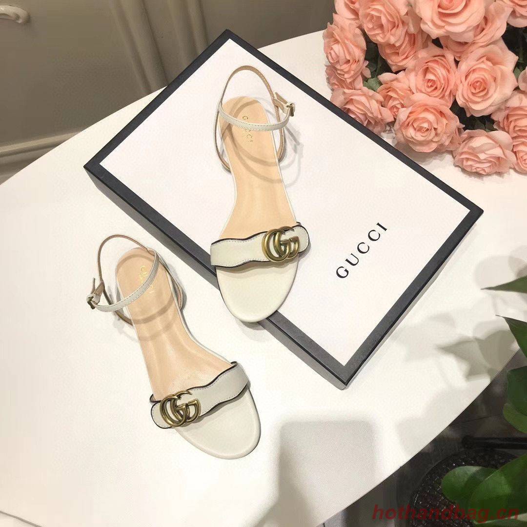 Gucci Sandals Shoes 1CM 7CM 10CM Heels GG6326 White Gucci Sandals Shoes 1CM 7CM 10CM Heels GG6326 White
