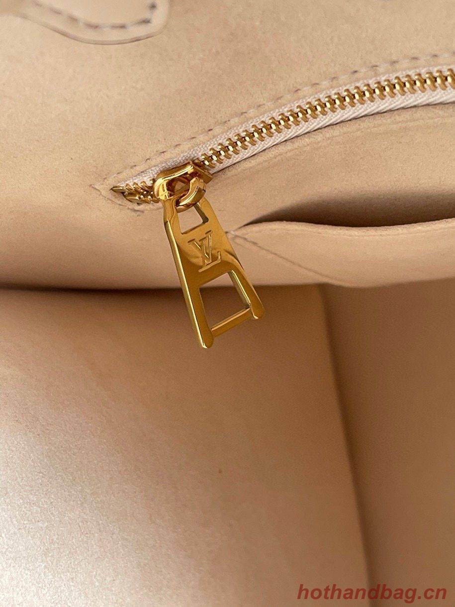 Louis Vuitton Original Onthego medium tote bag cream M45495 Brown Logo Louis Vuitton Original Onthego medium tote bag cream M45495 Brown Logo