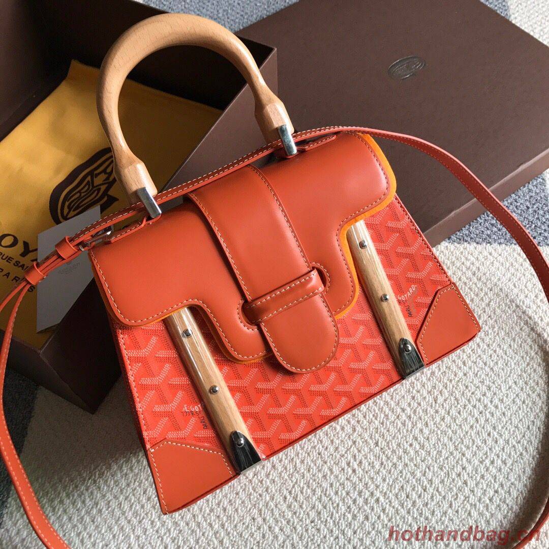 Goyard mini saigon tote bag 55633 Orange Goyard mini saigon tote bag 55633 Orange